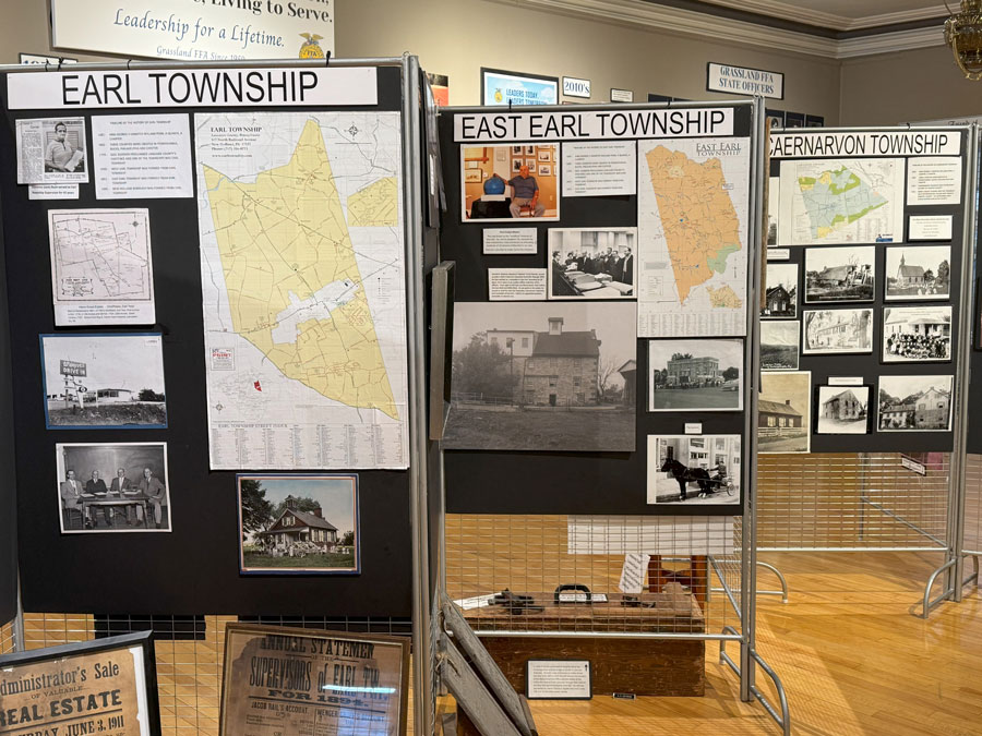 New Holland Area Historical Society exhibit